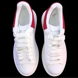 Alexander McQueen Shoes Alexander Mcqueen White And Red Chunky